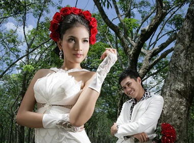 Ao cuoi gian di ma kieu sa hinh anh