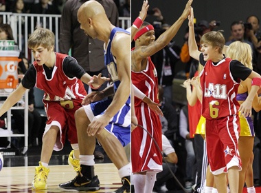 Justin Bieber bo am nhac lam cau thu bong ro? hinh anh