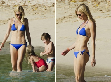 Gwyneth Paltrow khoe minh day tren bien hinh anh