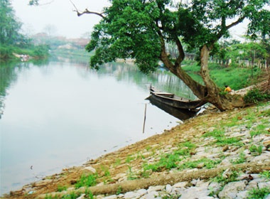 Net thanh binh ben dong song Kien Giang hinh anh