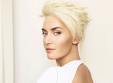 Kate Winslet khoe toc vang hoe hinh anh