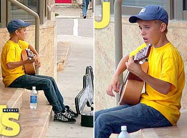 Justin Bieber tung di hat dao hinh anh