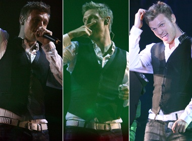 Nick Carter va mo hoi tren san My Dinh hinh anh