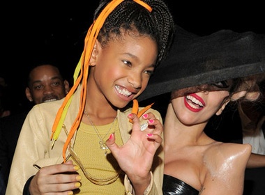 Con gai Will Smith muon lam Lady Gaga hinh anh
