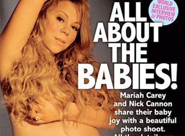 Ba bau Mariah Carey 'khoe' anh nude hinh anh