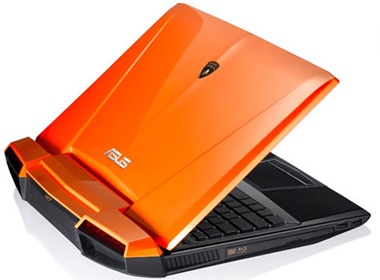 Laptop Asus mang phong cach sieu xe Lamborghini hinh anh