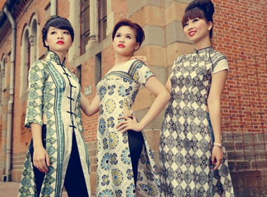 Ao dai cach tan hap dan gioi tre hinh anh