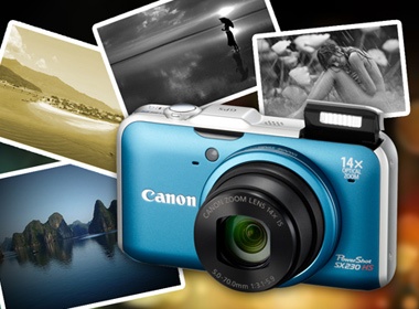 Canon PowerShot SX230 HS - camera cho dan 'phuot' hinh anh