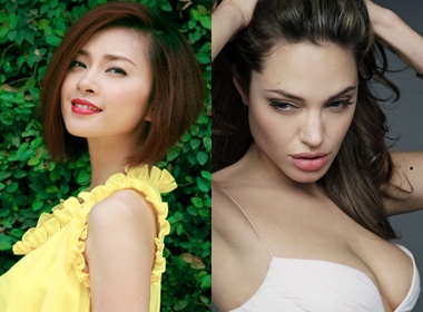 Ngo Thanh Van 'dung mat' Angelina Jolie hinh anh