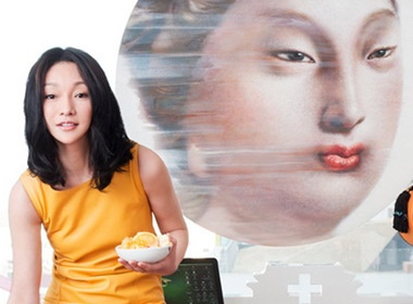 Chau Tan 'khoe' net dep A dong hinh anh