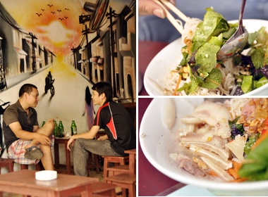 Bun mam nem tron o Goc Ha Noi hinh anh