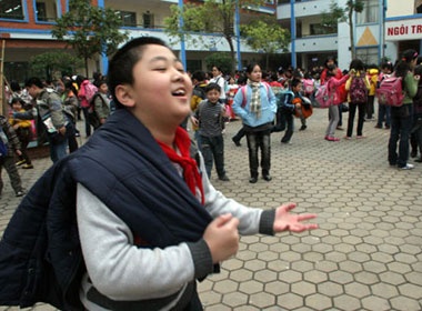 Ha Noi khong tang hoc phi nam hoc 2011-2012 hinh anh