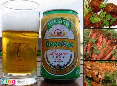 Doc dao am thuc Lao tai BeerLao hinh anh