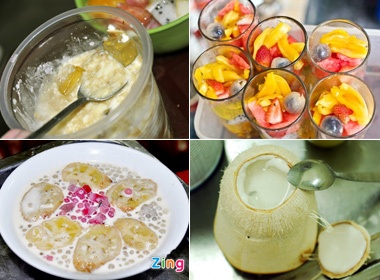 Cac mon giai nhiet thu vi noi pho co hinh anh