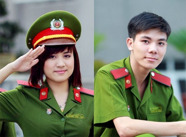 Cac cap doi hot cua Hoc vien Canh sat hinh anh