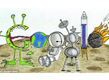 7 tuoi gianh giai nhat cua Google Doodle hinh anh