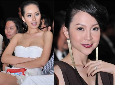 'Sao' Viet long lay di xem thoi trang hinh anh