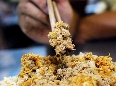 La mieng voi com rang cua pho co hinh anh