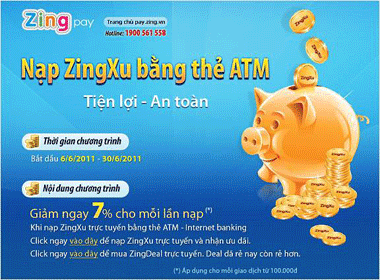 Thanh toan truc tuyen Zing Pay de nhan nhieu uu dai hinh anh