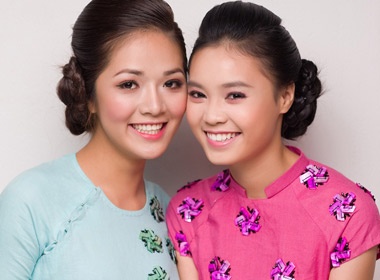 Lan Ngoc, Leu Phuong Anh duyen dang voi ao dai hinh anh