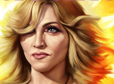 Cuoc doi Madonna len truyen tranh hinh anh