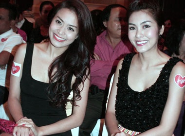 Hoang Thuy Linh va Tang Thanh Ha thu hut moi anh nhin hinh anh