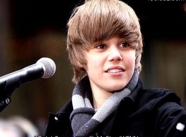 Justin Bieber quang cao cho Google hinh anh