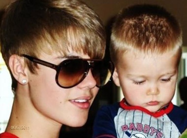 Justin Bieber khoe em trai va em gai 'sieu dang yeu' hinh anh