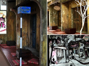 Quan ca phe tai hien Ha Noi xua giua Sai Thanh hinh anh