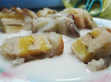 Deo thom chuoi nep nuong hinh anh