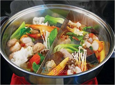 Trai nghiem phong cach buffet lau doc dao hinh anh