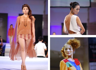 Show thoi trang tot nghiep 'hoanh trang' cua SV hinh anh