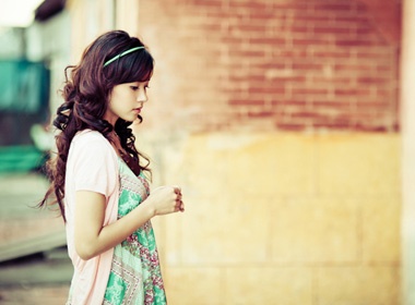 Midu dep co dien voi dam maxi hinh anh