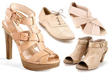 Giay nude len ngoi trong he 2011 hinh anh