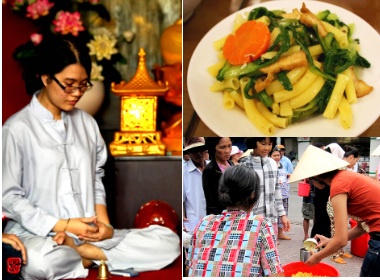 An chay va thuong thuc thien tra tai Thien Dong hinh anh