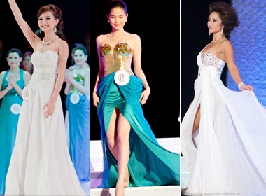 10 bo vay da hoi dep nhat Hoa hau Viet Nam toan cau hinh anh