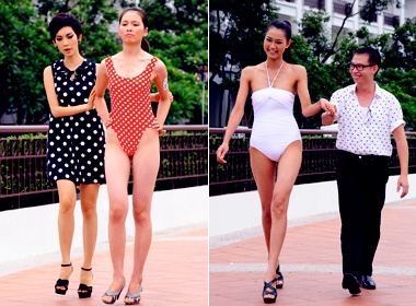 Thi sinh Vietnam's Next Top Model bi bat thay bikini hinh anh