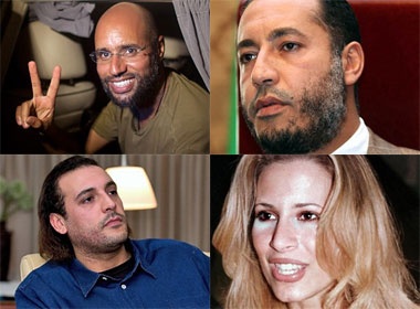 Nhung 'cau am co chieu' day quyen luc nha Gaddafi hinh anh