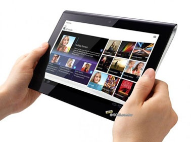 Sony Tablet S chinh thuc len ke hinh anh