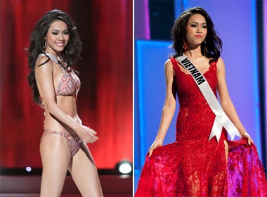 Hoang My va an so dem chung ket Hoa hau Hoan vu hinh anh