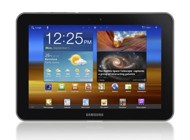 Tablet Samsung Galaxy Tab 8.9 nhan dat hang truoc hinh anh