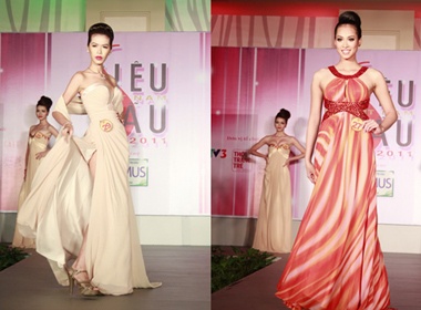 Thi sinh sieu mau khoe dang cung trang phuc da hoi hinh anh