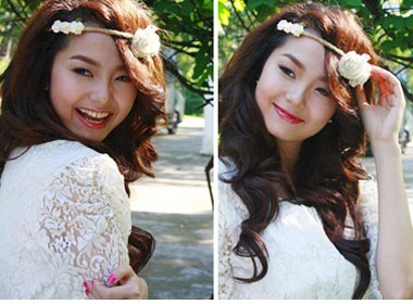 Ngam Minh Hang xinh nhu cong chua hinh anh