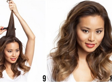 Thao tac don gian cho mai toc bong song hinh anh