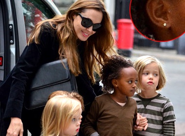 Be Zahara nha Jolie nuc no khi bam lo tai hinh anh