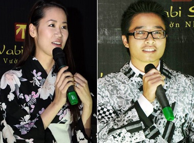 Duong Thuy Linh duyen dang voi kimono hinh anh