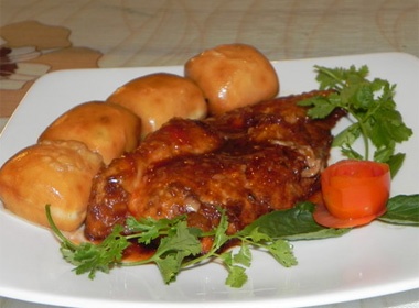 Mot lan thuong thuc ga chay vi nhu that hinh anh