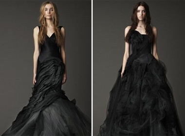 Ca tinh voi ao cuoi den cua Vera Wang hinh anh