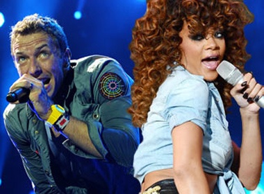 Rihanna - Chris Martin dao nhac Tran Tien? hinh anh