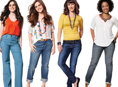 Meo chon quan jeans phu hop voi dang nguoi hinh anh